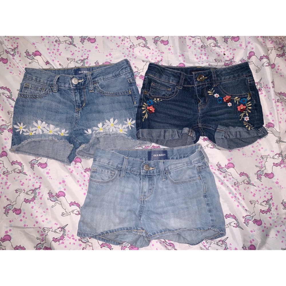 Girls Size 7 Shorts Bundle 3 Pairs